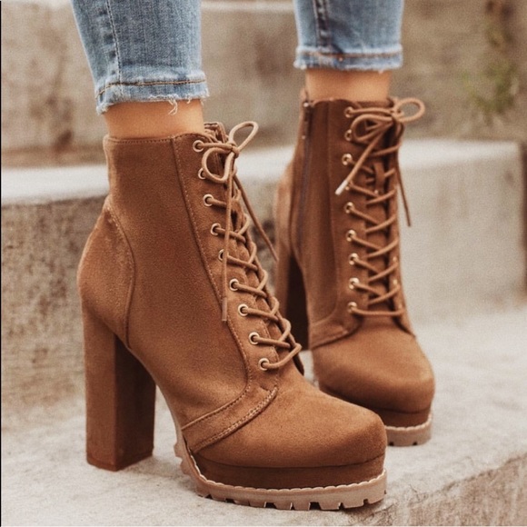 NEW Emma Platform Booties - Picture 3 of 5